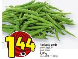 Metro HARICOTS VERTS | GREEN BEANS offer