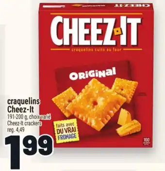 Metro CRAQUELINS CHEEZ‑IT | CHEEZ-IT CRACKERS offer