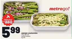 Metro ASPERGES ASSAISONNÉES | SEASONED ASPARAGUS offer