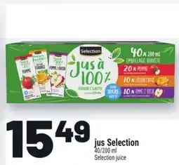 Metro SELECTION JUS | SELECTION JUICE offer