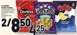 Metro CROUSTILLES TORTILLA TOSTITOS | TOSTITOS TORTILLA CHIPS offer
