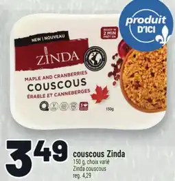 Metro COUSCOUS ZINDA | ZINDA COUSCOUS offer
