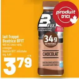 Metro BEATRICE BFIT | BEATRICE BFIT MILKSHAKE offer