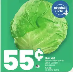 Metro CHOU VERT | GREEN CABBAGE offer