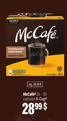 Metro MCCAFÉ 24 - 30 CAPSULES K-CUP offer