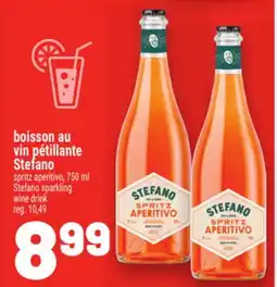 Metro BOISSON AU VIN PÉTILLANTE STEFANO | STEFANO SPARKLING WINE DRINK offer
