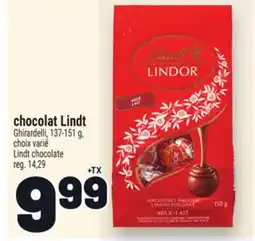 Metro CHOCOLAT LINDT | LINDT CHOCOLATE offer