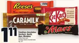 Metro FRIANDISES CHOCOLATÉES HERSHEY'S, NESTLÉ, MARS, MONDELEZ | HERSHEY'S, REESE'S CHOCOLATE TREATS offer