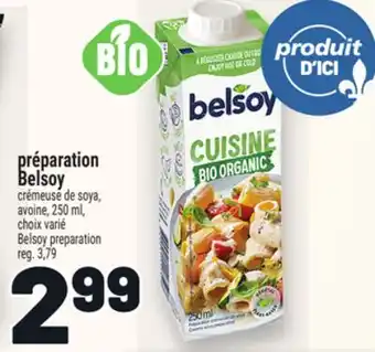 Metro PRÉPARATION BELSOY | BELSOY PREPARATION offer