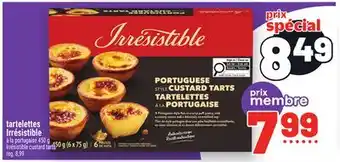 Metro TARTELETTES IRRÉSISTIBLE | IRRÉSISTIBLE CUSTARD TARTS offer
