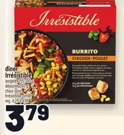Metro DÎNER IRRÉSISTIBLE | IRRÉSISTIBLE DINNER offer
