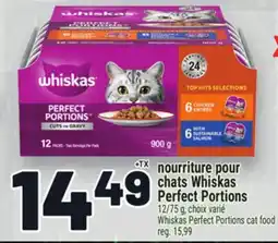 Metro NOURRITURE POUR CHATS WHISKAS PERFECTPORTIONS | WHISKAS PERFECTPORTIONS CAT FOOD offer