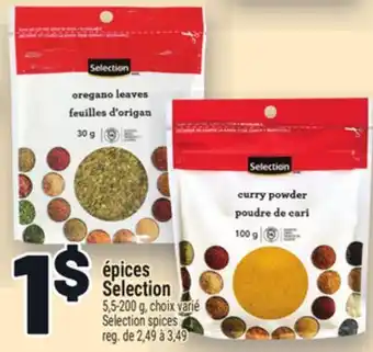 Metro ÉPICES SELECTION | SELECTION SPICES offer