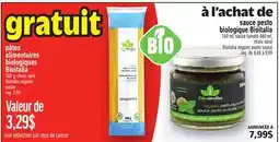 Metro GRATUIT PÂTES ALIMENTAIRES BIOLOGIQUES BIOATALA | BIOLOGIQUE BIOITALIA offer