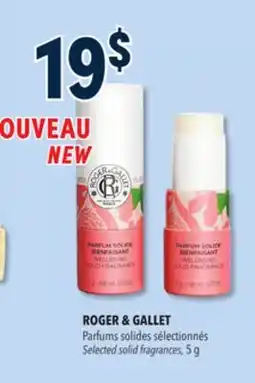 Familiprix ROGER & GALLET, Selected solid fragrances offer