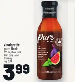 Metro VINAIGRETTE PURE KRAFT | KRAFT PURE SALAD DRESSING offer