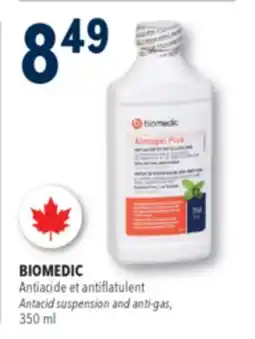 Familiprix BIOMEDIC Antacid suspension and anti-gas offer
