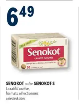 Familiprix Senokot natural laxative tablets 30un offer