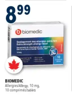 Familiprix BIOMEDIC, Allergy, 10 mg, 10 tablets offer