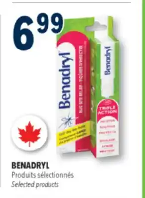Familiprix Benadryl bug bite relief topical analgesic offer