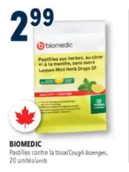 Familiprix Biomedic lemon mint herb sugar free drops 20un offer