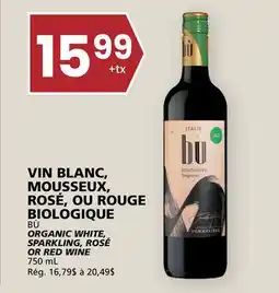 Rachelle-Bery Grocery BÙ ORGANIC WHITE, SPARKLING, ROSÉ OR RED WINE offer