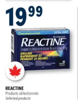 Familiprix REACTINE offer