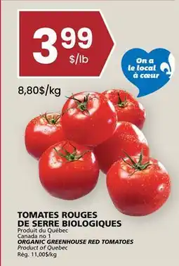 Rachelle-Bery Grocery ORGANIC GREENHOUSE RED TOMATOES offer