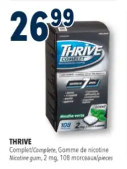 Familiprix THRIVE, Complete Nicotine gum, 2 mg, 108 pieces offer