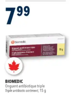 Familiprix Biomedic triple antibiotic ointment offer