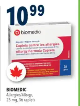 Familiprix BIOMEDIC, Allergy, 25 mg, 36 caplets offer