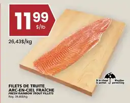 Rachelle-Bery Grocery FRESH RAINBOW TROUT FILLETS offer