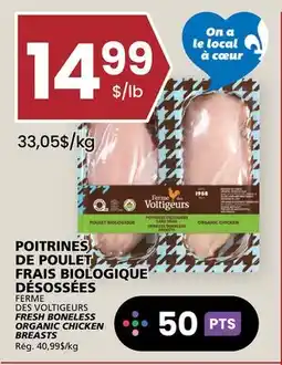 Rachelle-Bery Grocery FERME DES VOLTIGEURS FRESH BONELESS ORGANIC CHICKEN BREASTS offer