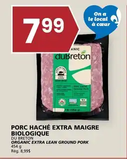 Rachelle-Bery Grocery PORC HACHÉ EXTRA MAIGRE BIOLOGIQUE DU BRETON offer