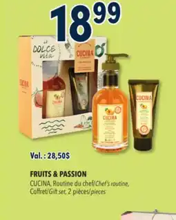 Familiprix FRUITS & PASSION Cucina Chef's routine Gift set 2 pieces offer