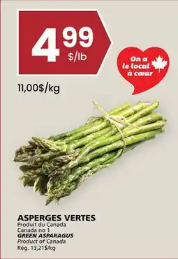 Rachelle-Bery Grocery GREEN ASPARAGUS offer