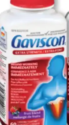 Familiprix Gaviscon EXTRA STRENGTH For Acid Reflux and Heartburn Selected Products offer