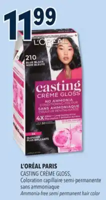 Familiprix L'Oréal Paris Casting Gloss Hair Color #210 Blue Black offer