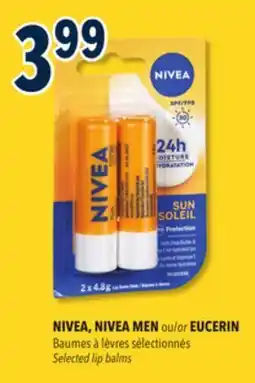 Familiprix Nivea caring lip balm SPF30 Sun offer