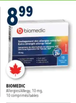 Familiprix Biomedic allergy formula caplets regular strength 36un offer