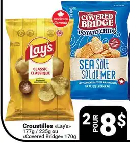 Pasquier Croustilles Lay's ou Covered Bridge offer