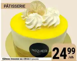 Pasquier Gâteau mousse au citron offer