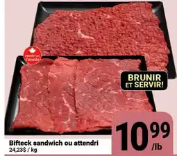 Pasquier Bifteck sandwich ou attendri offer
