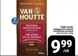 Pasquier Café moulu mélange de la maison torréfaction moyenne Van Houtte offer