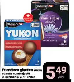 Pasquier Friandises glacées Yukon ou sans sucre ajouté Champman's offer