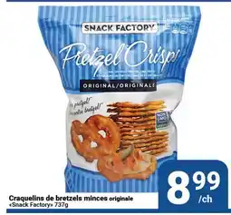 Pasquier Craquelins de bretzels minces originale Snack Factory offer