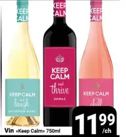Pasquier Vin Keep Calm offer