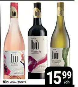 Pasquier Vin Bù offer