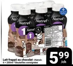 Pasquier Lait frappé au chocolat Natrel offer
