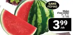Pasquier Melon d'eau entier offer